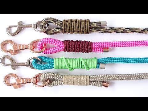 Top 4 Paracord Whipping Knots to Make a Dog Leash out of Rope - DIY Paracord Dog Leash