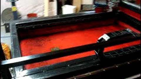 CNC Plasma Table-Downdraft and Water Tray-General Description