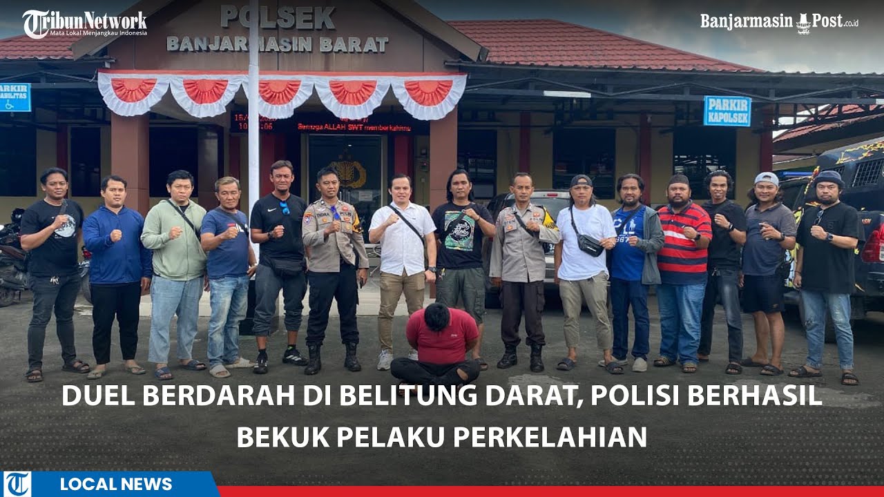 Pelaku Duel Berdarah di Kuin Cerucuk Diamankan Polisi, Korban Alami Tujuh Luka Tusuk