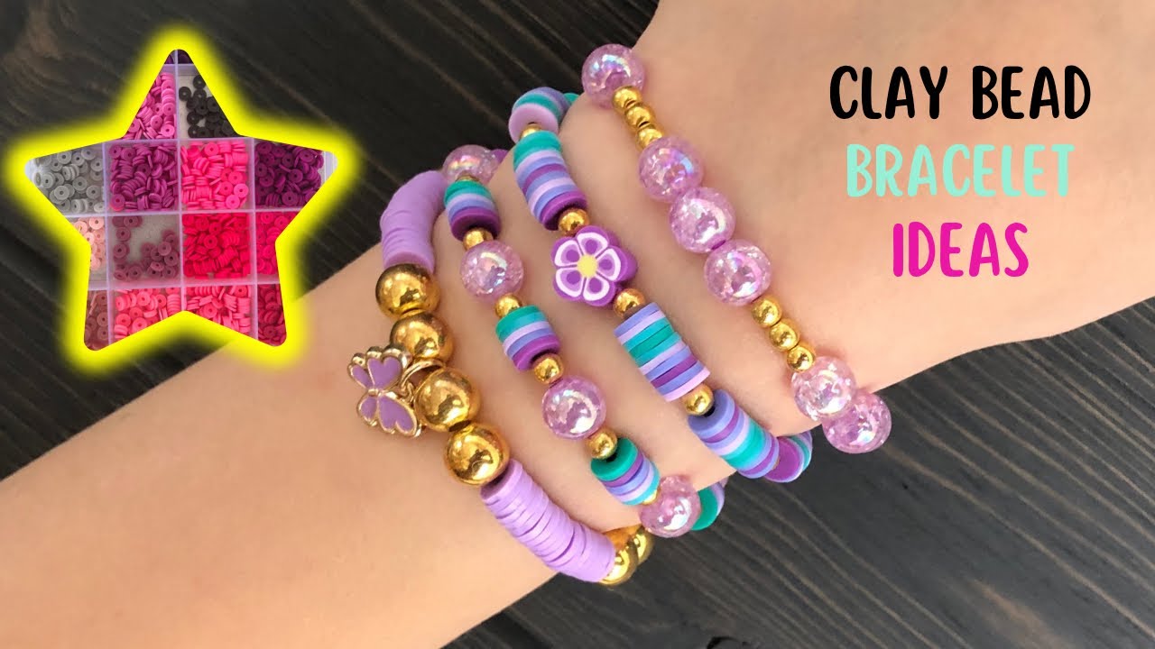 Preppy Clay Bead Bracelet - Bracelets | Facebook Marketplace | Facebook