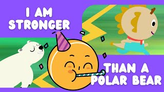 I Am Stronger than a Polar Bear♫ | Arctic Animals Song | Comparatives in Songs | Wormhole Learning