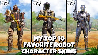 My Top 10 FAVORITE ROBOT/CYBORG Character Skins in Call of Duty Mobile [Part 5] #shorts