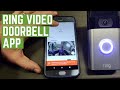 How to Connect Ring app to Ring Video Doorbell | Live Video Stream Demo