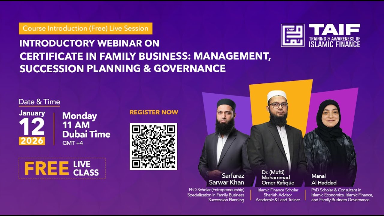 Family Business Management Program Presentation by Sarfaraz Sarwar Khan