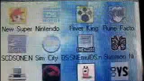 Supercard DS ONE Scrolling Through Menu Not Tweaked