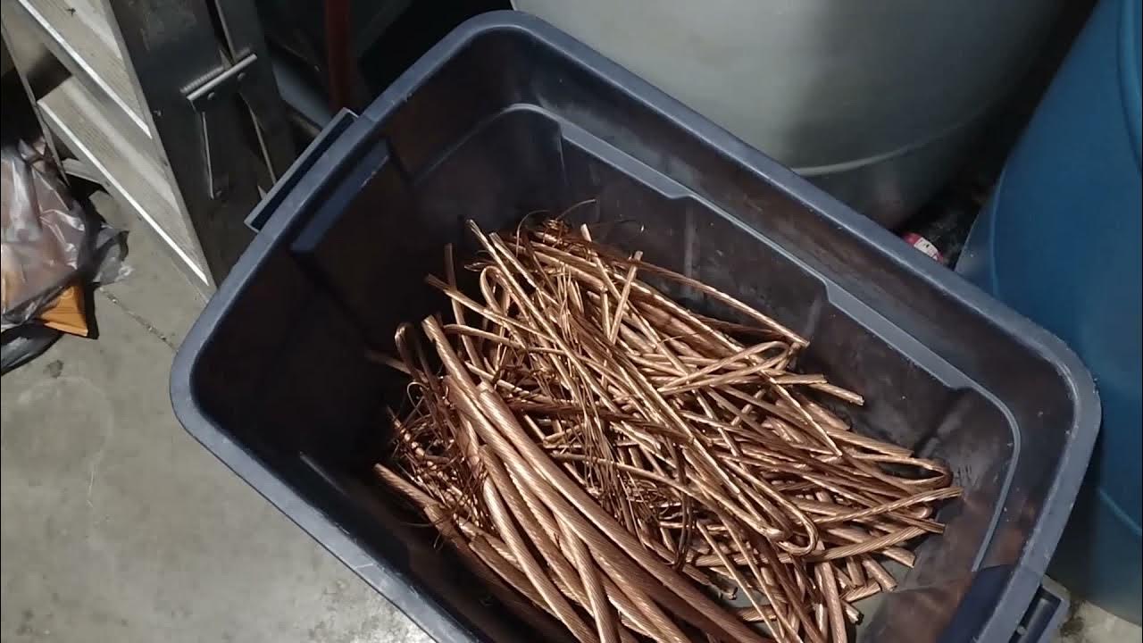 Stripping Copper Wire! 💰 YouTube