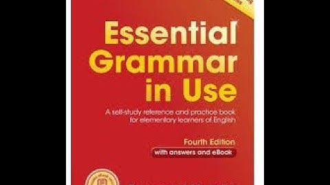 Present Continuous Tense-Essential Grammar in Use Raymond Murphy