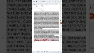 How Change Text in Word | Uppercase| Lowercase |Other Common #word #microsoftoffice #microsoftexcel