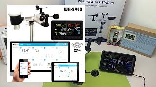 Автономная метеостанция (погодная станция) c Wi-Fi модулем WH-2900