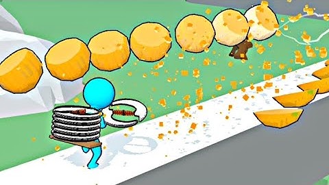 Slice Rush 3D - Gameplay New Mobile Games 16-20 (android,iOS)