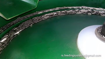 Bowl Feeder For Needle Sorting System.