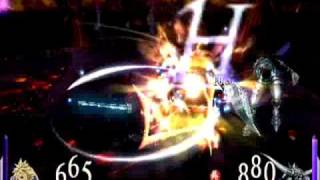 Dissidia: Final Fantasy - lvl 100 Cloud (AC version) vs lvl 100 Garland (Normal)