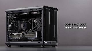 Sleek All Black Micro ATX Build | Jonsbo D33 | Ryzen 9800X3D & RTX 5080 | Gigabyte Gaming X