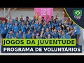 Conheça o programa de voluntários dos Jogos da Juventude