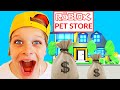 Who can build the BEST BUSINESS STORE IN ROBLOX Gaming w/ The Norris Nuts