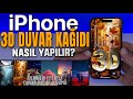 iPhone 3 Boyutlu Duvar Kağıdı Nasıl Yapılır? Derinlik Efektli Ekran Resmi | iPhone Saati Arkaya Alma