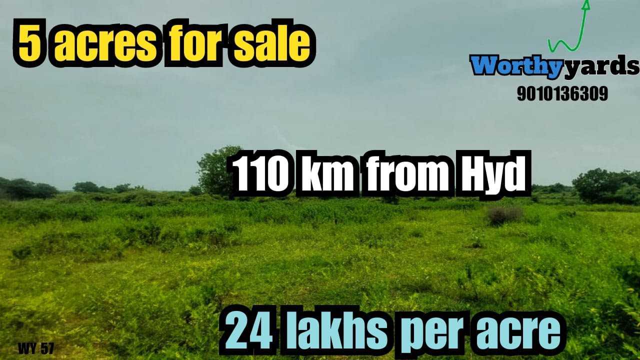 5 Acrea Agriculture Land For Sale 24 Lakhs Per acre 1 km From BT