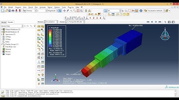 Abaqus tutorials - How to Analyse Cantilever Stepped Bar in Abaqus
