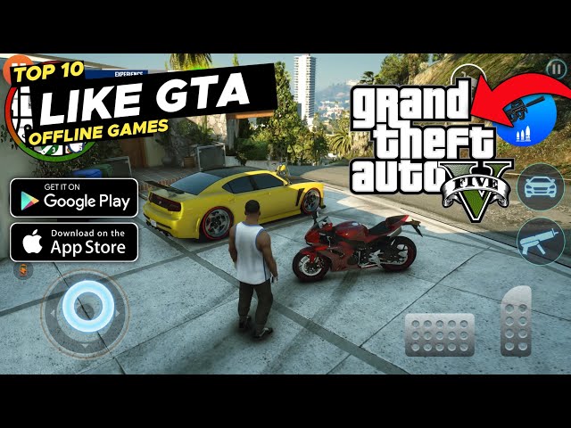 TOP 10 New Open World Games like GTA 5 for Android 2023 • Best