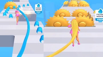 Hair Challenge Big Update Part 17 - All levels walkthrough gameplay - Android and ios