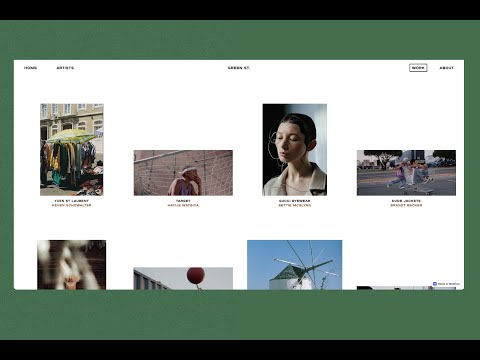 GREEN ST ARTISTS Webflow Template, a Websites & App Template by YYY ~ Webflow Templates (Thumbnail 7 of 7)