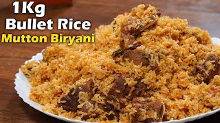 1Kg Bullet Rice Mutton Biryani Recipe in Tamil | Easy Cooking with Jabbar Bhai...