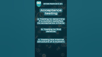 ISTQB Flashcard #1 #softwaretesting