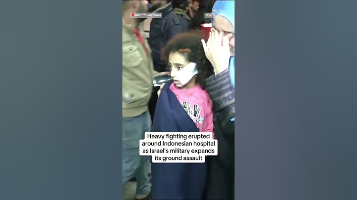 Injured people from northern Gaza hospital arrive at southern hospital