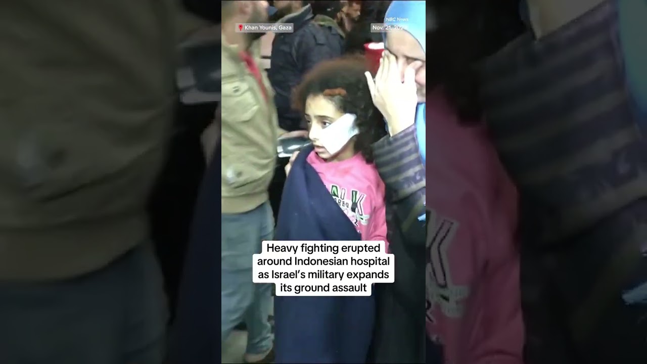 Injured people from northern Gaza hospital arrive at southern hospital