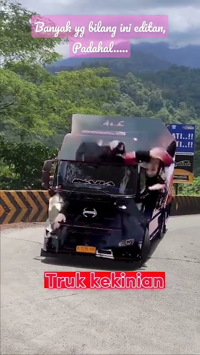 Truk Kekinian lewat sitinjau lauik,viral heboh