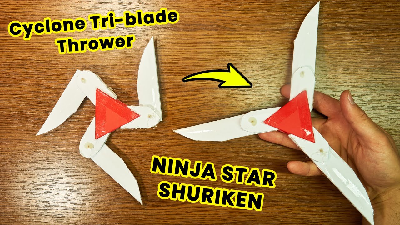 MAKING NARUTO SHURIKEN FROM PAPER - ( How To Make a Paper Ninja Star ) 