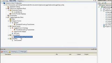 Enterprise Library - Loggin Application Block