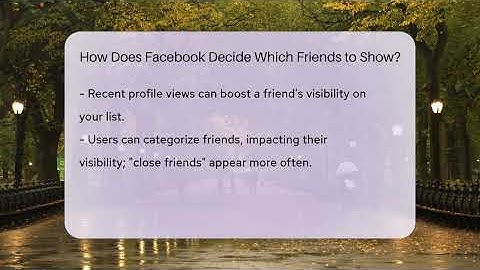 How Does Facebook Decide Which Friends to Show? - Everyday-Networking