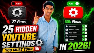 25 YouTube Settings Killing Your Channel! (Proof)