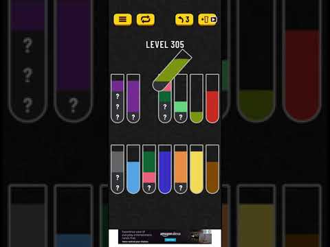How to do Water sort Puzzle level 305 | Water sort puzzle | Color Sorting Game | Gaming Shortcuts |