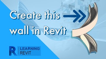 Create a Wall on a Spiral Staircase | Revit Architecture