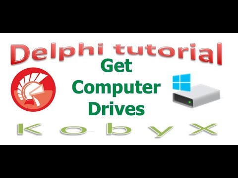 Get Computer Drives - Delphi Tutorial - YouTube