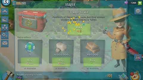 Opening Some Trader Crates at Boom Beach #2