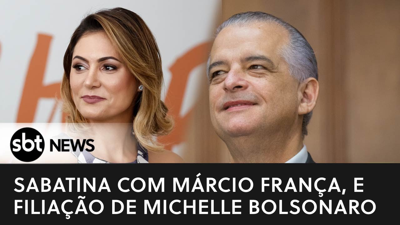 Poder Expresso: sabatina com Márcio França, e filiação de Michelle Bolsonaro