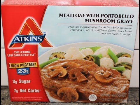 Atkins Meatloaf with Portobello Mushroom Gravy Review
