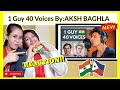 One Guy 40 Voices by Aksh Baghla: FILIPINO COUPLE REACTION