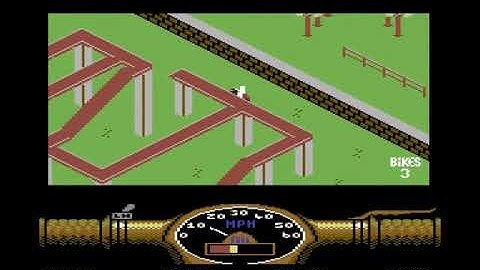 C64 Clumsy Colin Action Biker Skips