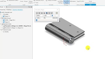 Tutorial 5A.1 - Dynamic Simulation in Autodesk Inventor