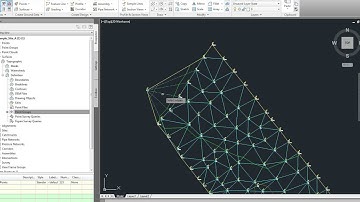 Create a surface in Civil 3D from an existing AutoCAD drawing, Part 2 of 2
