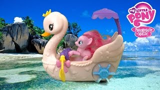 My Little Pony Pinkie Pie Row and Ride Swan Boat from Hasbro