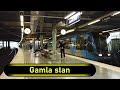 Metro  tunnelbana station gamla stan  stockholm   walkthrough 
