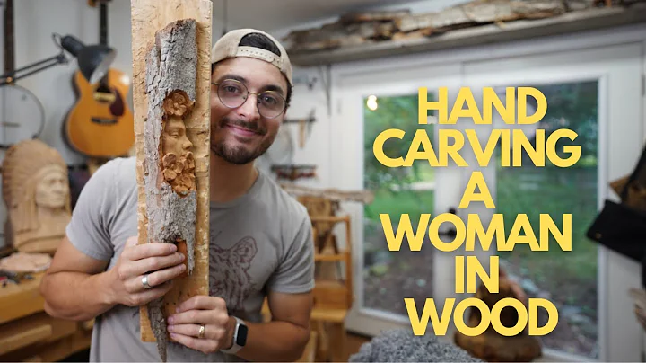 Making a Carving of a Woman's Face in 1 Hour