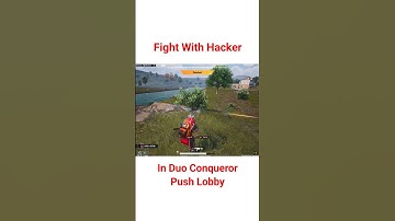 Fight With Hacker In Conqueror Lobby #shorts