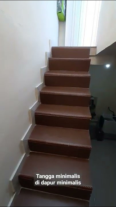 Tangga minimalis di dapur Rumah Subsidi || Renovasi rumah subsidi 30/60 Kabupaten Tangerang