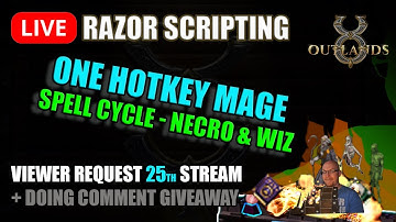 One Hotkey Necro Wizard Script that can heal for UO Outlands - Ultima Online Razor Scripts LIVE